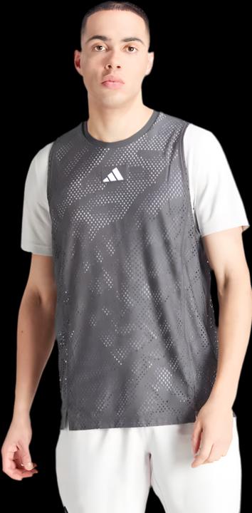 adidas Tennis Pro Layering Tee Carbon Grey Man