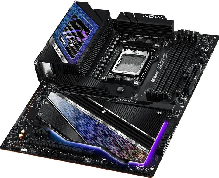 Productafbeelding AsRock MB AMD AM5 X870E Nova WiFi (AM5, AMD X870E, ATX)