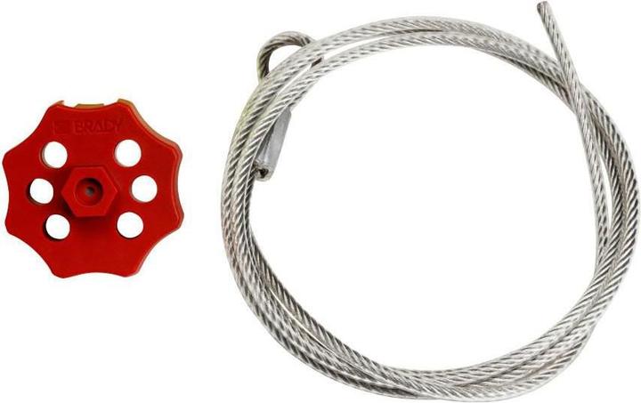 Produktbild Brady Doppeltes Hex-Spin-Absperrsystem mit Kabel