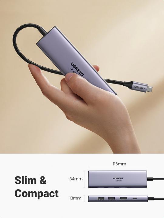 Produktbild Ugreen CM511 (USB-C, 6 Ports)