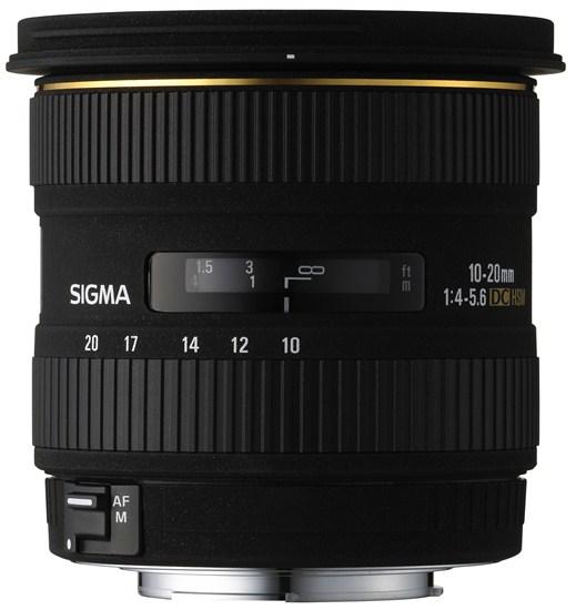 Image du produit Sigma 10-20mm f/4-5.6 EX DC HSM, Canon EF (Canon EF-S, APS-C / DX)