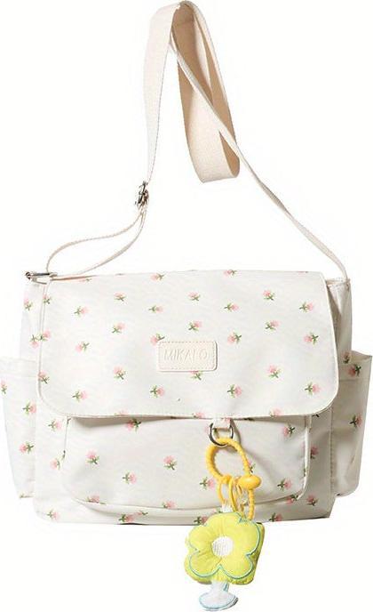 Image du produit Only-Bags.Store Grosse Kapazität Nylon Material Messenger Bag, Causal Design Crossbody Bag mit Reissverschluss