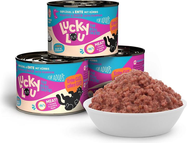 Image du produit Lucky Lou Nourriture humide pour chats (Adulte, 1 pcs, 244 g)
