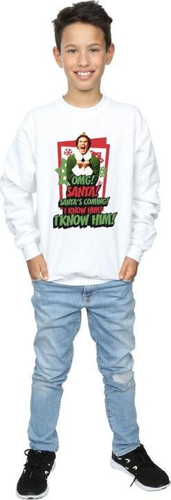 Actual product image Elf Boys OMG Santa Sweatshirt (140, 146)