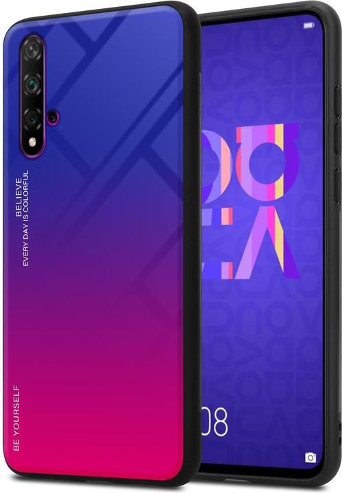 Actual product image Cadorabo TPU 2 colors glass cover (Huawei Nova 5T, TCL 20S, Fee 20)