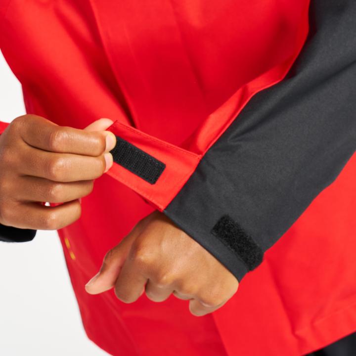 Produktbild Tribord Regenjacke Segeljacke Kinder wasserdicht winddicht - Sailing 300 rot/gelb (10, 11, 12)