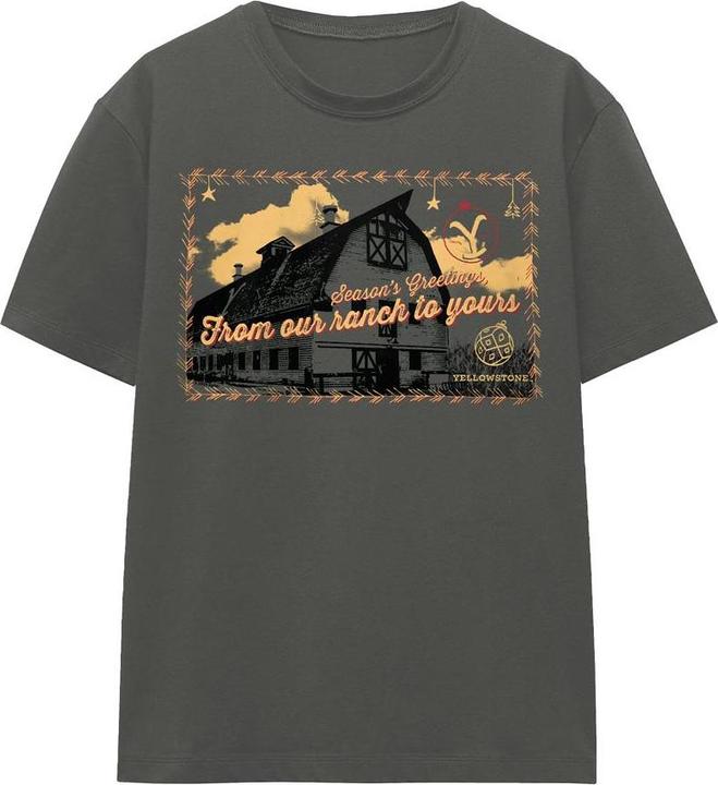Produktbild Yellowstone Seasons Greetings From The TShirt weihnachtliches Design (XL)