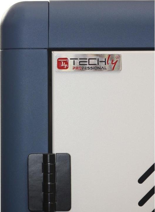 Image du produit Techly Station de recharge ventilée Trolley 30 Notebook ou Smartphone Noir/Gris