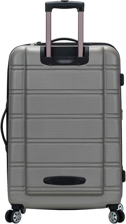Actual product image Rockland 3-teiliges Melbourne Hartschalen-Koffer-Set (93.60 l, Hand luggage (up to 50 litres), M (50 - 90l), L (90 - 115l))