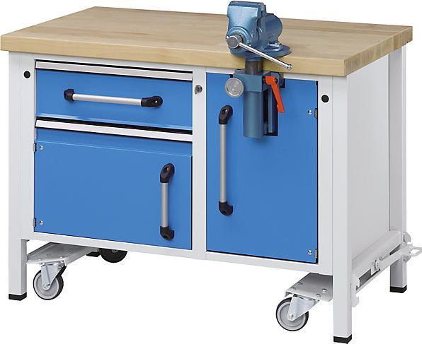 Eurokraft Banco di lavoro per l'assemblaggio (127 cm, 70 cm)