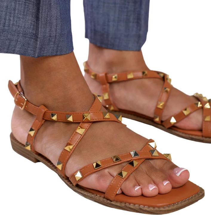 Where's That From Gladiatorensandalen Montana Mit Stollen PU (41)