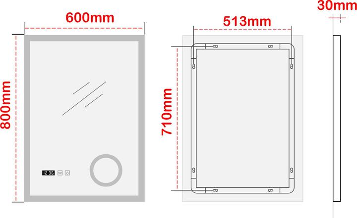 Produktbild Pro-Tec Lizzano (80 x 60 x 3 cm)