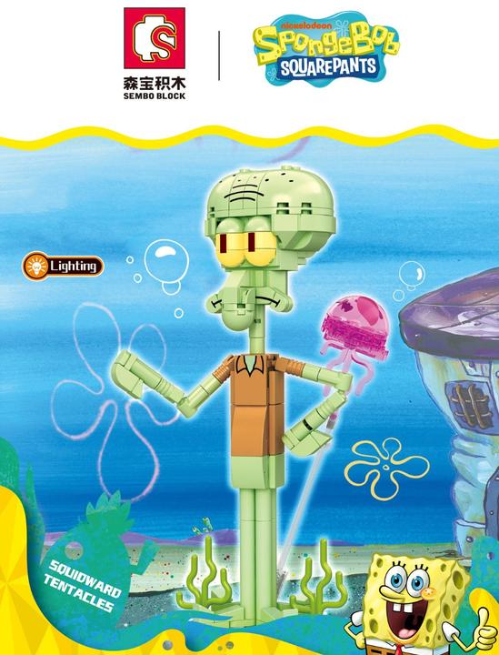 Produktbild Sembo SpongeBob - Taddäus Tentakel mit Nachtlicht