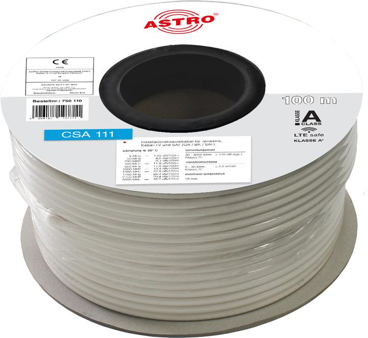 Actual product image Astro CSA 111 100m (10 dB, Antenna cable)
