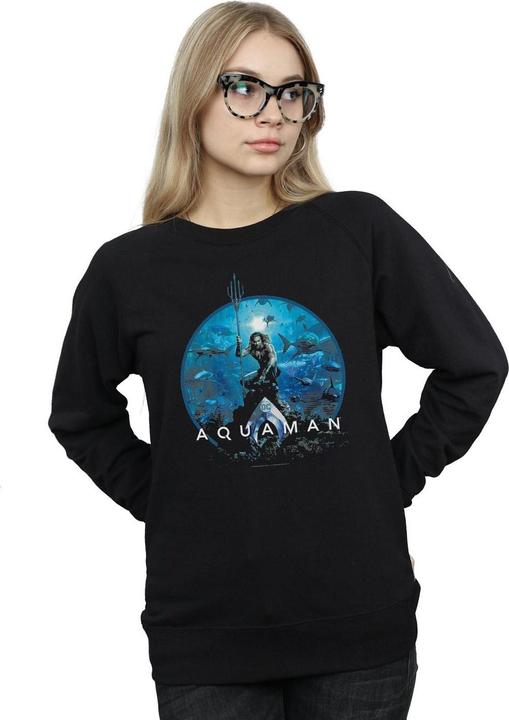 Immagine prodotto Aquaman Circle Poster Felpa Donna (XL)
