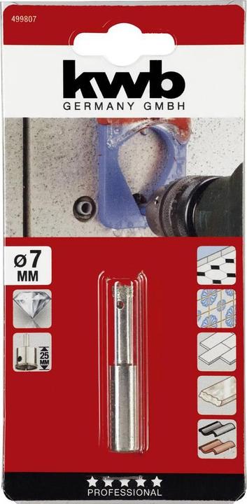 Produktbild kwb Diamant Lochsäge 7/25 Mm (7 mm)