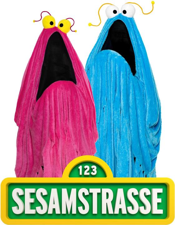Actual product image Maskworld Die Sesamstrasse – Yip Yip Marsianer Kostüm blau (One size)