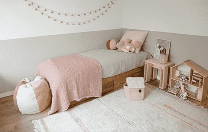 Actual product image Lorena Canals Rug Lanes Vintage Nude - XS (90 x 130 cm)