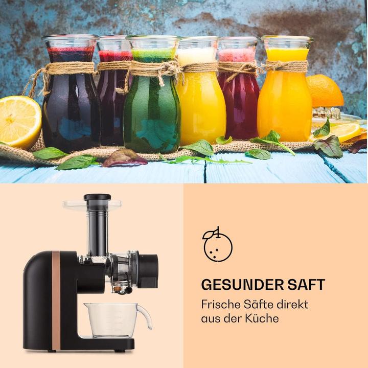Actual product image Klarstein Saftpresse