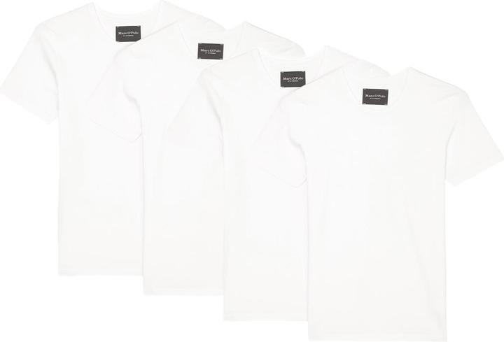 Image du produit Marc O'Polo Lot de 4 Essentials Organic Cotton Maillots de corps / T-shirts manches longues (S)