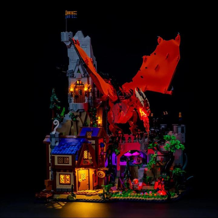 Actual product image Light my bricks LEGO® Dungeons & Dragons: Red Dragon's Tale #21348 Light Kit