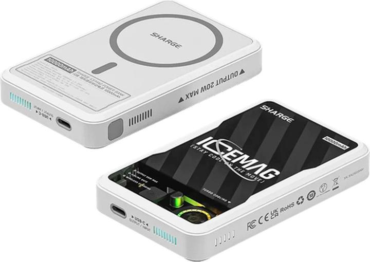 Actual product image Sharge Icemag (10000 mAh, 20 W, 37 Wh)