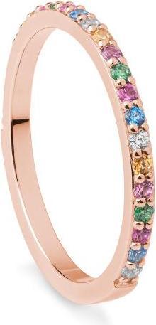 Produktbild Breuning RING - Brill. | Sky Blue | Apple Green | Saf. Pink (56, 750/18 K Gold)