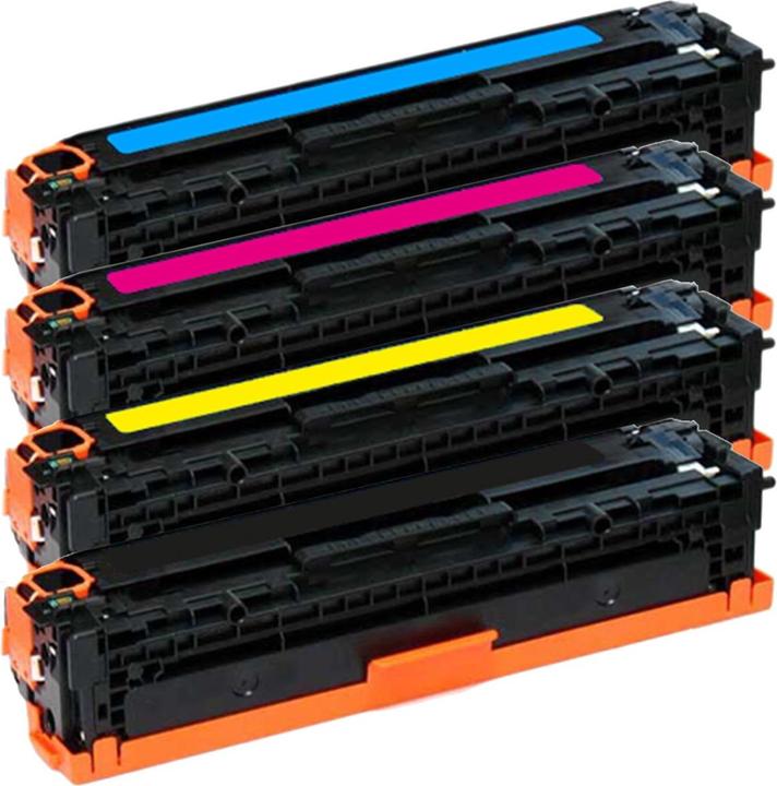 Produktbild Plutoos HP CF210X 131X, CF211A, CF212A, CF213A, 131A CF210X-CF213A Toner XXL kompatibel, 4er Farbset