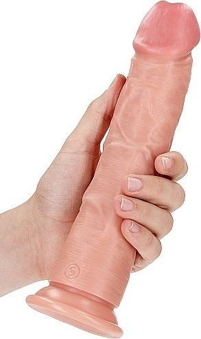 Produktbild RealRock Curved Realistic Dildo with Suction Cup - 9"/ 23 cm