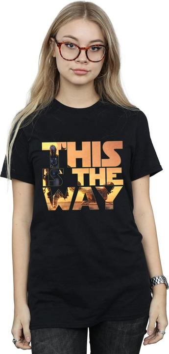 Produktbild Star Wars The Mandalorian The Way Poster Text TShirt (XL)