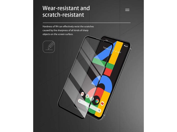 Produktbild Screenguard Google Pixel 4a Full Screen Panzerglas Schutzfolie 2.5D 9H (1 Stück, Google Pixel 4a)