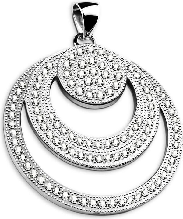 Produktbild Star Piercing Anhänger silber drei Kreise (Chirurgenstahl 316L)