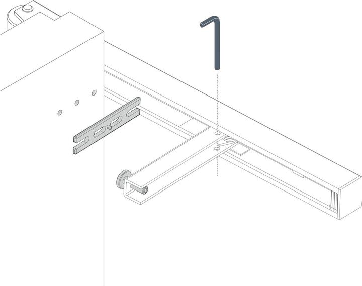 Produktbild Geze Mitnehmerklappen CB flex (Zimmertür, Eingangstür, Holztür, Balkontür, Indoor)