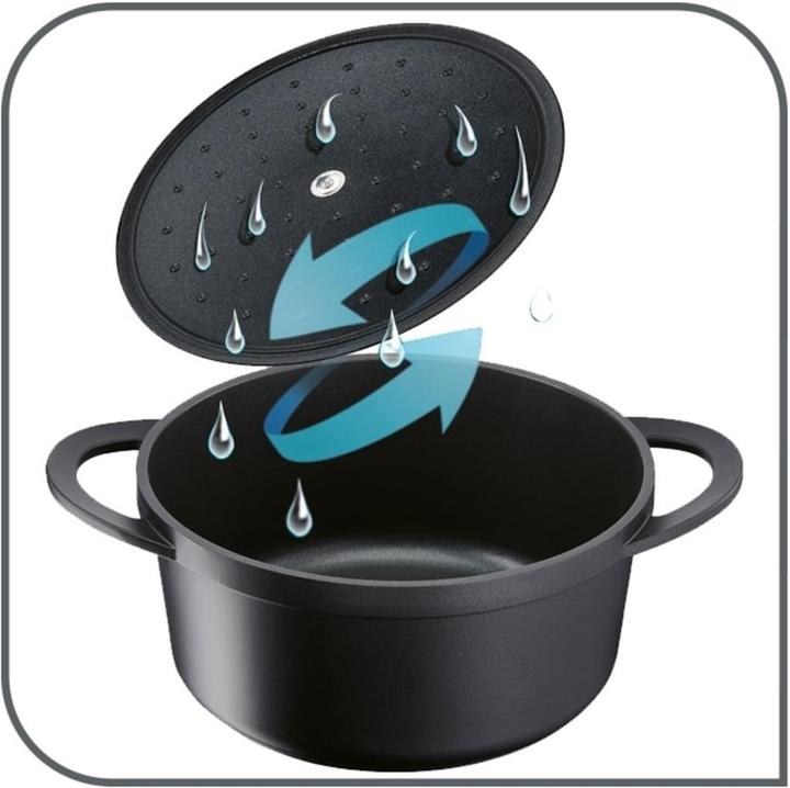 Actual product image Tefal Trattoria 20 cm (20 cm, Pot, Cast aluminium)