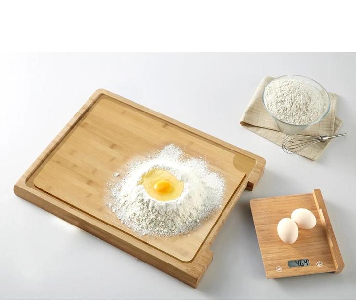 Immagine prodotto Platinet bilancia da cucina + tagliere PCBZB03