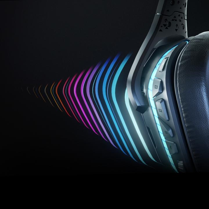 Actual product image Logitech G G935 Wireless 7.1 Surround Sound LIGHTSYNC for Gaming - 2.4 GHz - EMEA (Wireless)