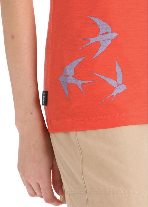 Image du produit Icebreaker Femmes Tech Lite II S/S Scoop Swarming Shapes (M)