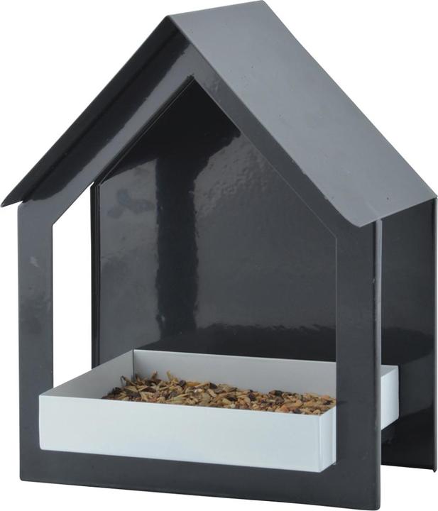 Produktbild Esschert Design Wandfutterhaus anthrazit / weiss