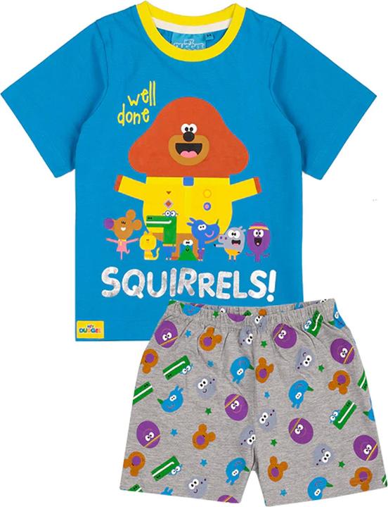 Hey Duggee Well Done Squirrels Schlafanzug Mit Shorts Jungen