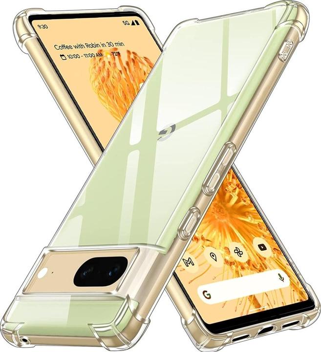 Actual product image Screenguard Google Pixel 7 Case Crystal Soft Airbag Bumper (Google Pixel 7)