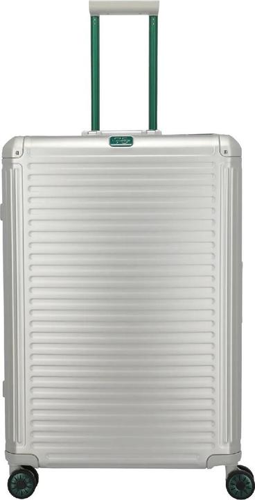 Produktbild Travelite Next - Trolley L, Silber-Grün (100 l, L (90 - 115l))