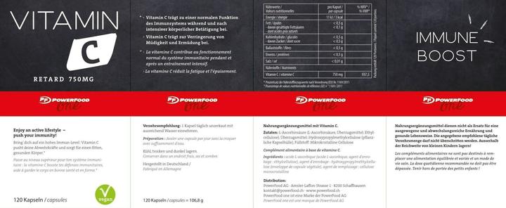 Produktbild PowerFood One C Retard (120 Stück, Kapseln)