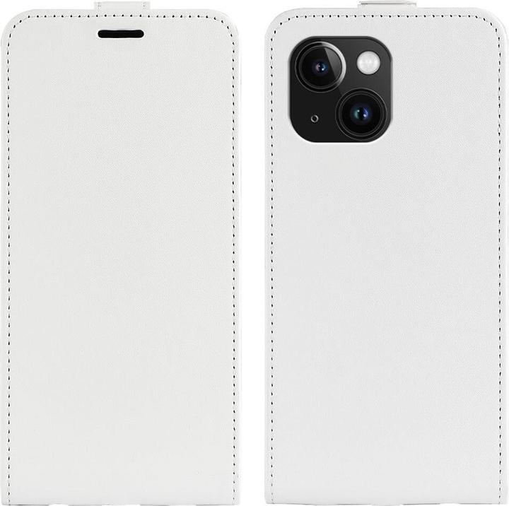 Produktbild Cover-Discount iPhone 15 - Klassisches Flip Case vertikal weiss (Apple iPhone 15)
