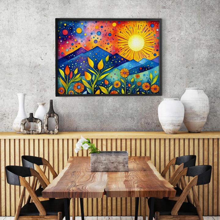 Produktbild Enjoy Puzzle Puzzle 1000 Teile - Sonnenuntergang Regen (1000 Teile)
