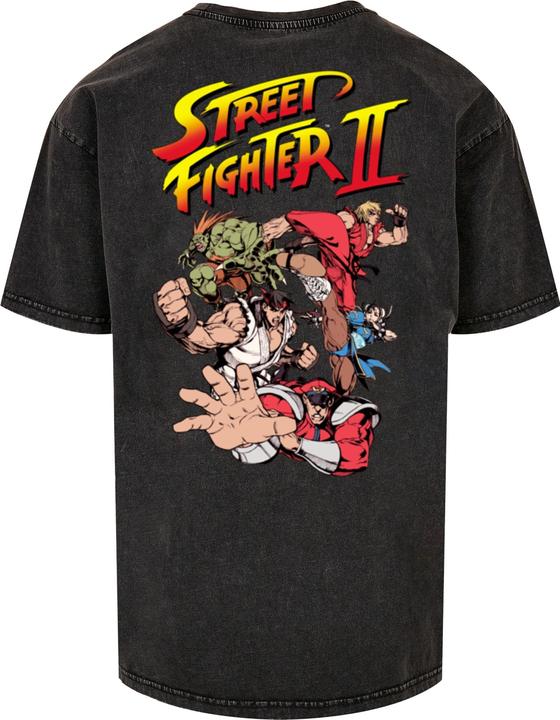 Actual product image Merchcode Streetfighter II Roster Oversize Tee - 187843 (XXL)