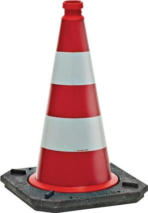 Wemas Leitkegel Höhe 510 mm 2-teilig Folienart RA2B Folie Gewicht 2,9 kg