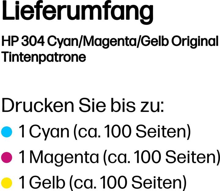 Produktbild HP 304 (M, Y, C)