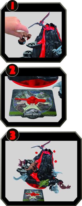 Actual product image Epoch Jurassic World - Shaky Volcano (German)