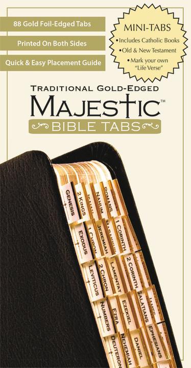 Image du produit Majestic Traditional Gold Bible Tabs Mini (Anglais, Claire Ellie, 2008)