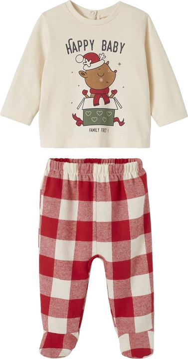 Actual product image Vertbaudet Baby Weihnachts-Schlafanzug Capsule Collection FAMILIE Oeko-Tex